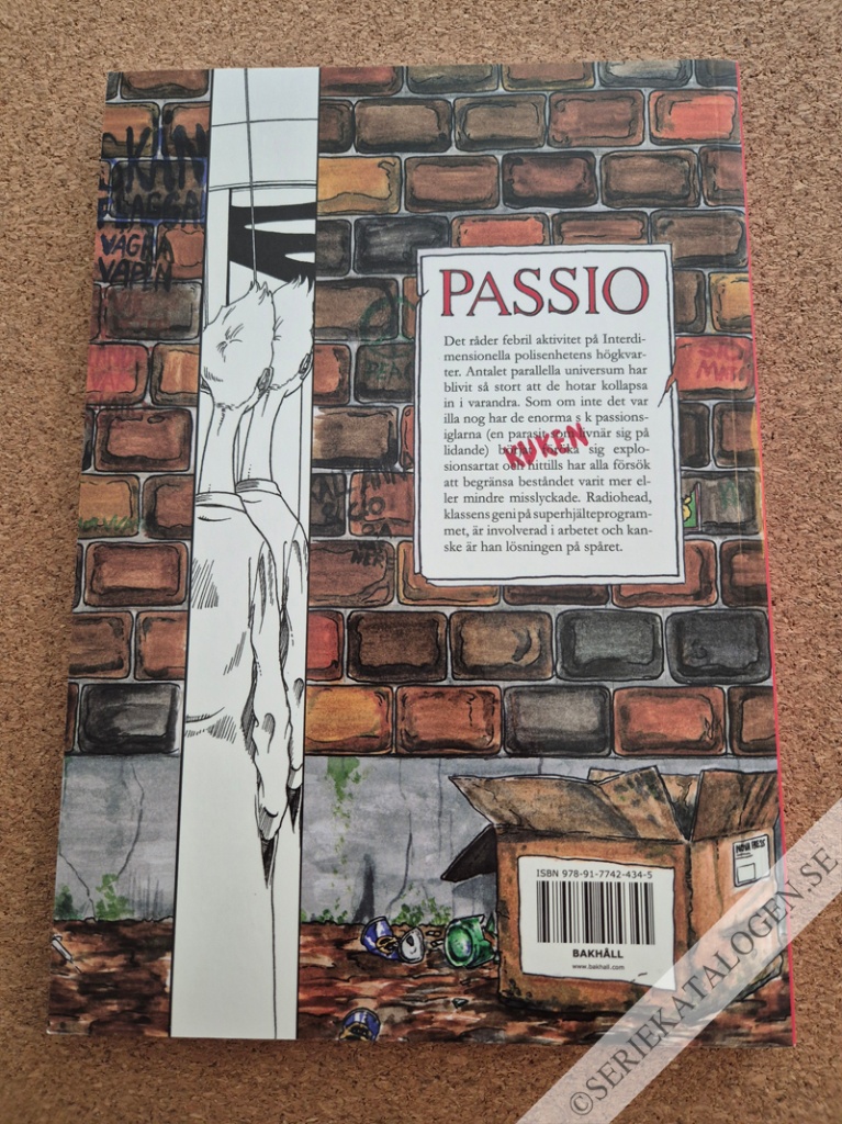 Baksida på Passio (2015)