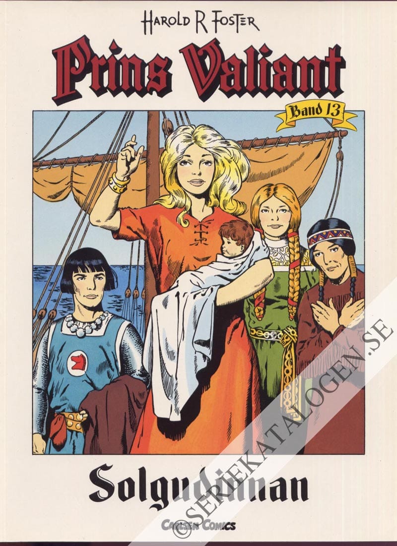 Framsida på Prins Valiant Solgudinnan (1995)