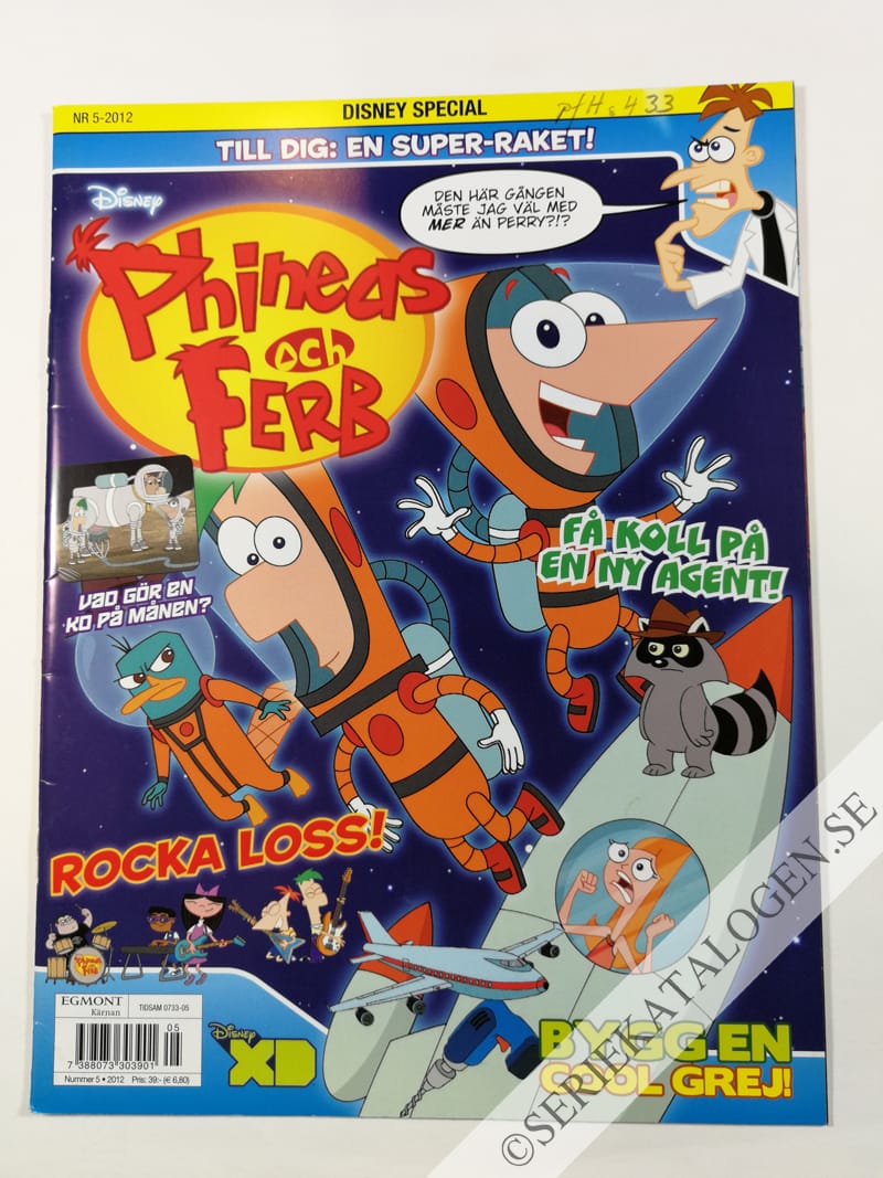 Framsida på Disney special Phineas och Ferb (2012)