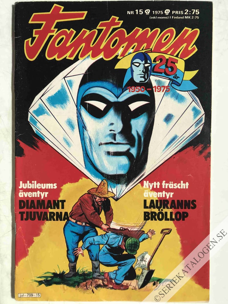 Framsida på Fantomen #15 (1975)