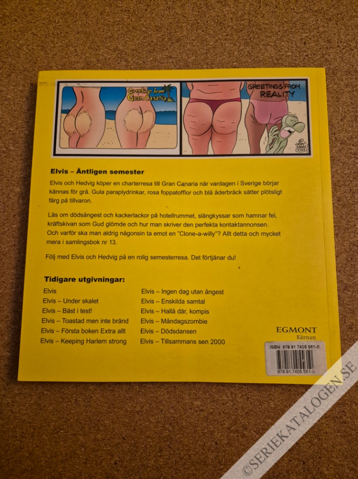 Baksida på Äntligen semester (2011)
