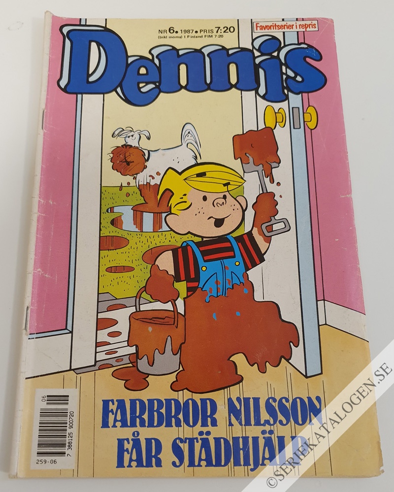 Framsida på Dennis #6 (1987)