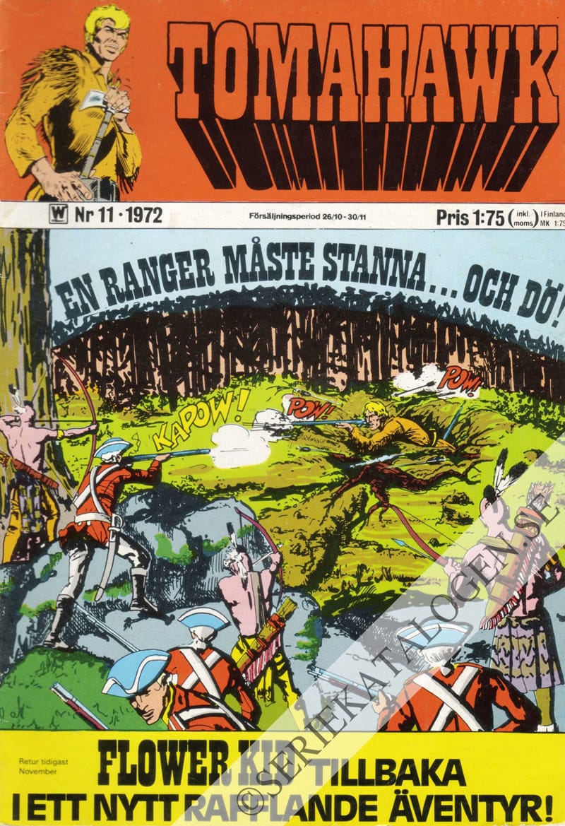 Framsida på Tomahawk #11 (1972)