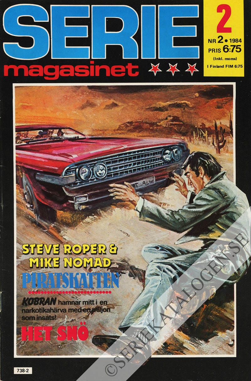 Framsida på Seriemagasinet #2 (1984)