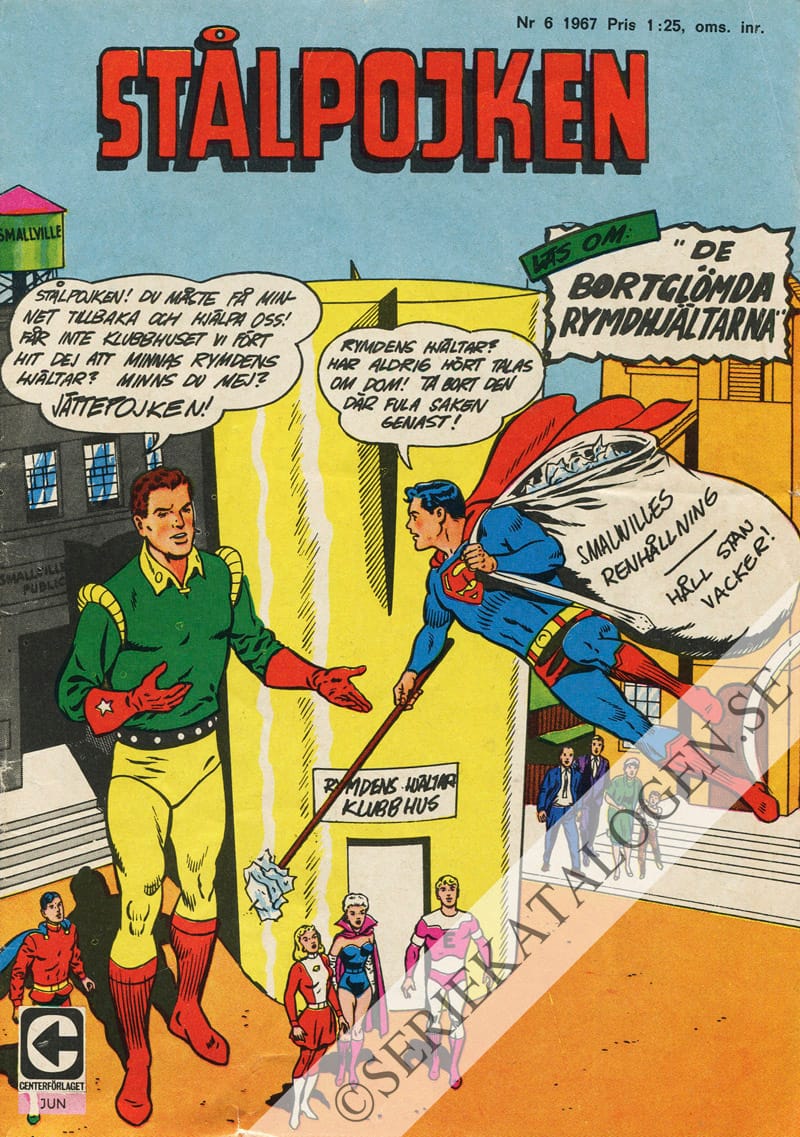 Framsida på Stålpojken #6 (1967)