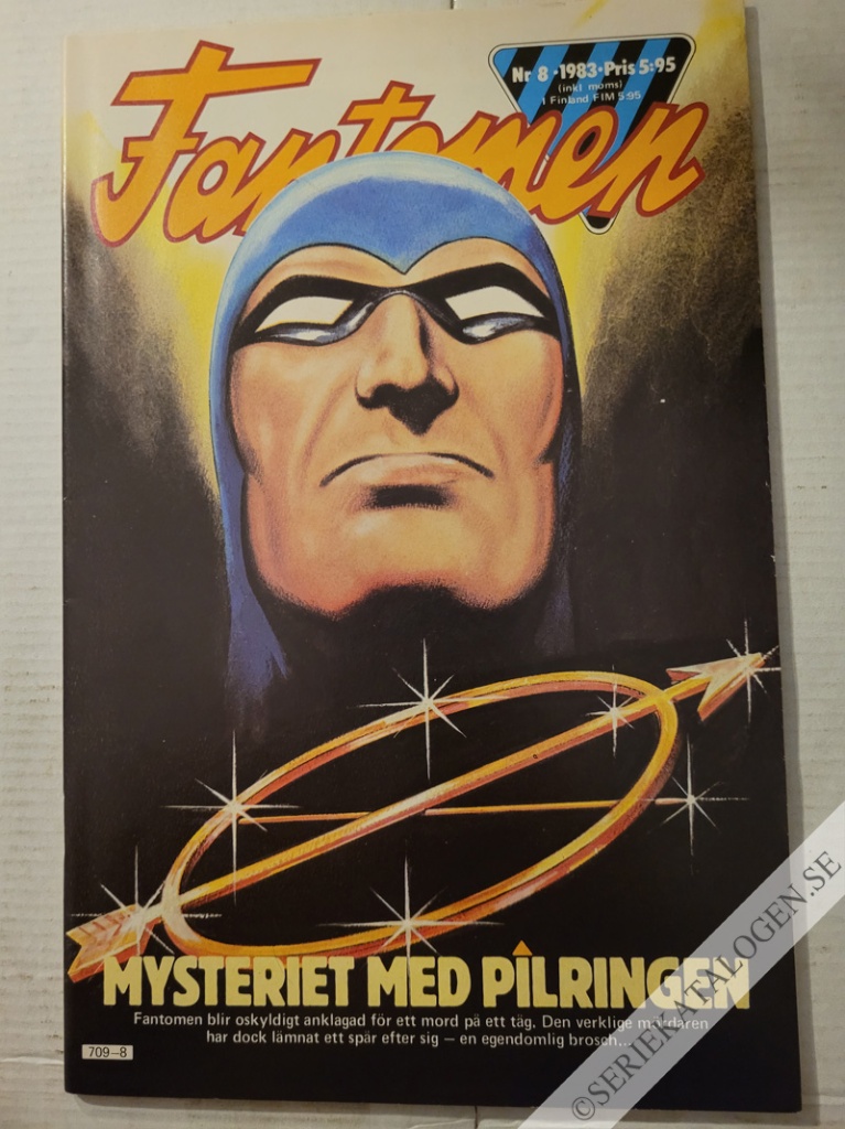Framsida på Fantomen #8 (1983)