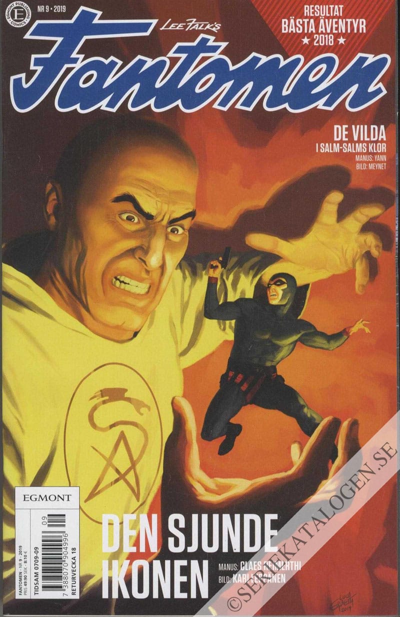 Framsida på Fantomen #9 (2019)
