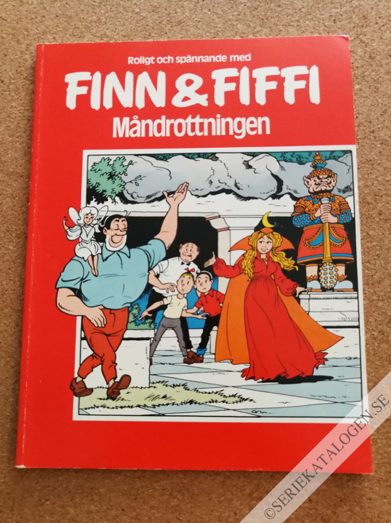 Framsida på Finn & Fiffi Måndrottningen (1981)