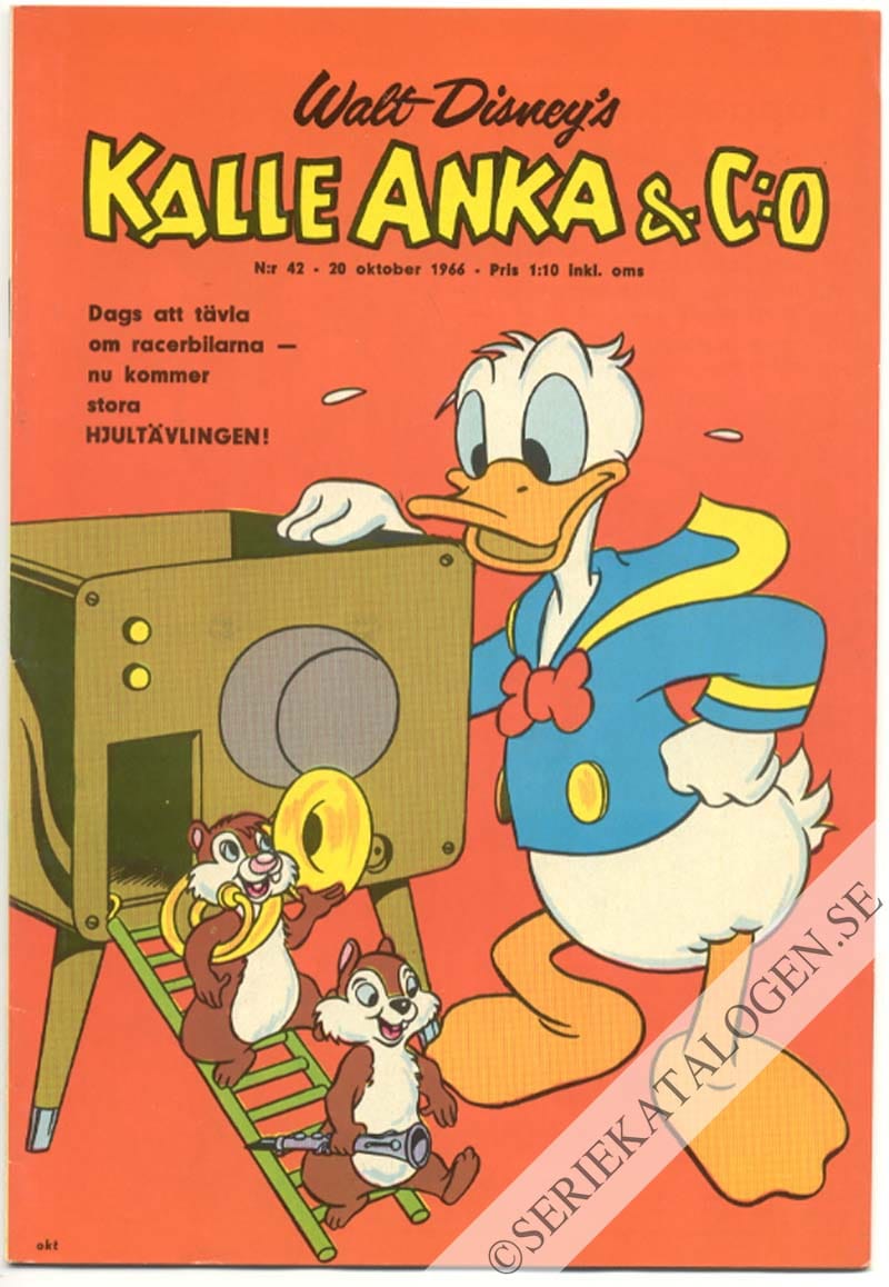 Framsida på Kalle Anka & C:o #42 (1966)