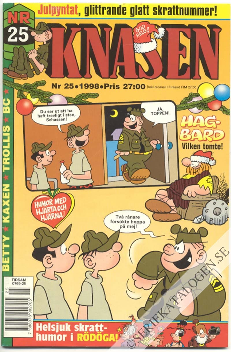 Framsida på Knasen #25 (1998)