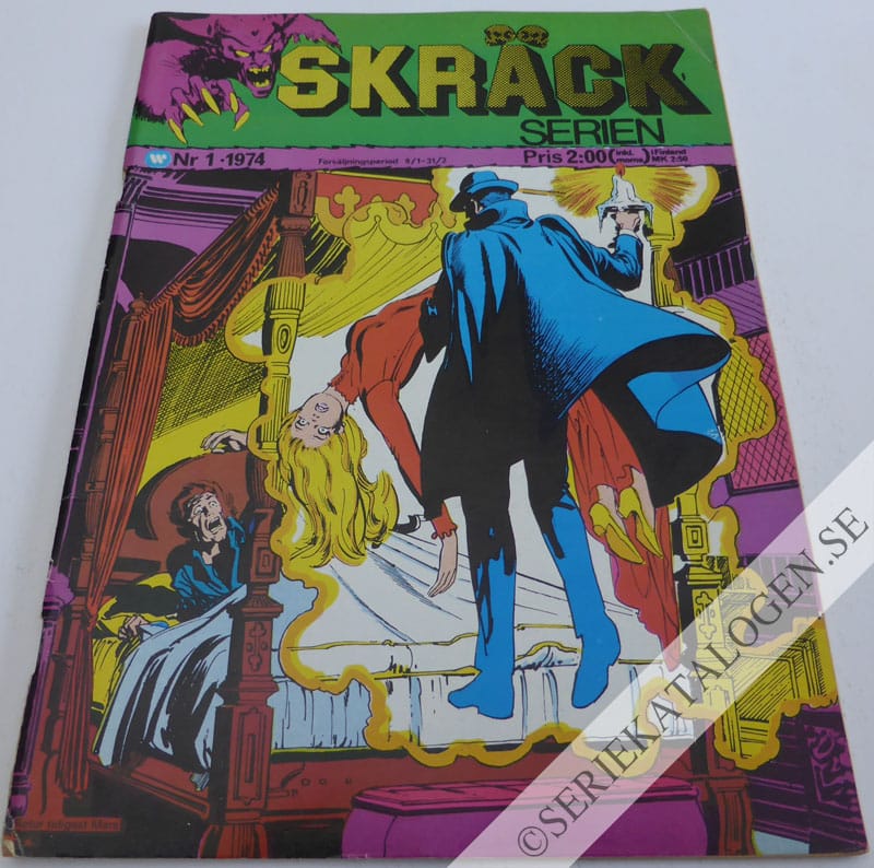 Framsida på Skräckserien #1 (1974)