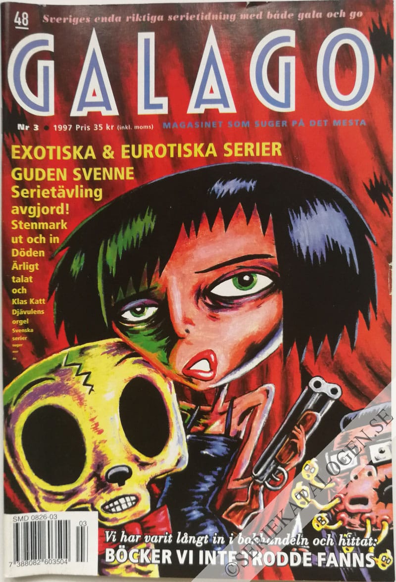 Framsida på Galago #3 (1997)