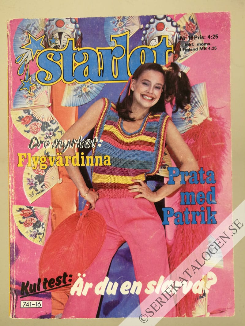 Framsida på Starlet #16 (1982)