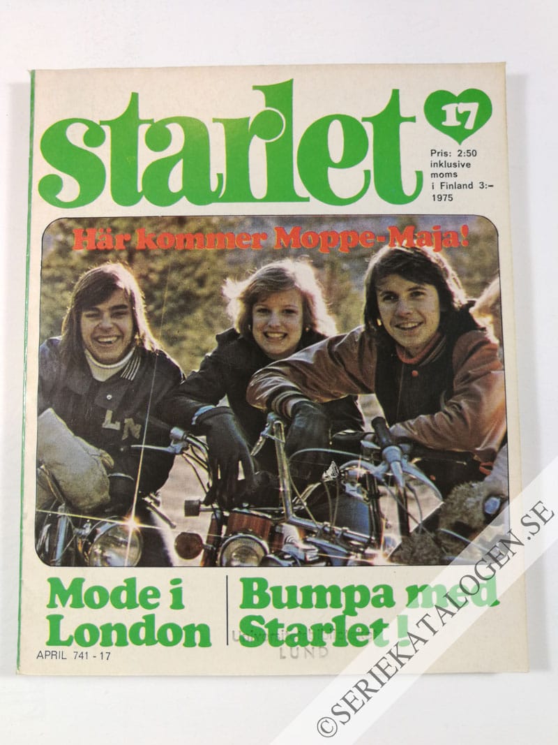 Framsida på Starlet #17 (1975)