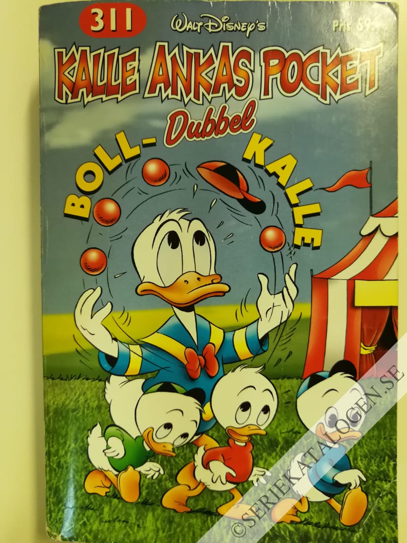 Framsida på Kalle Ankas pocket #311 - Boll-Kalle (2005)