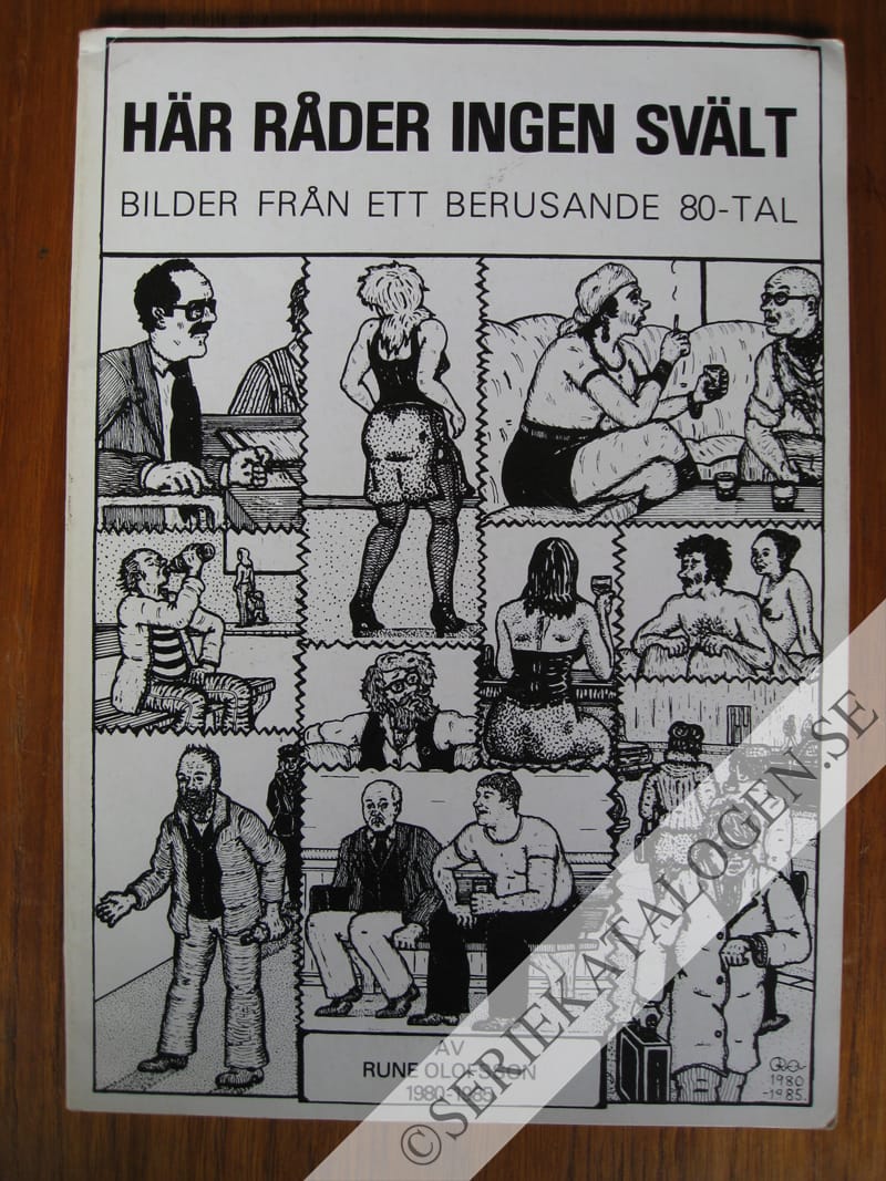 Framsida på Här råder ingen svält # (1986)