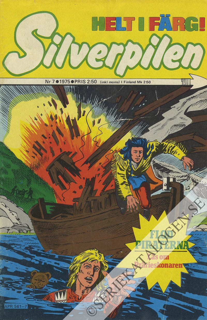 Framsida på Silverpilen #7 (1975)