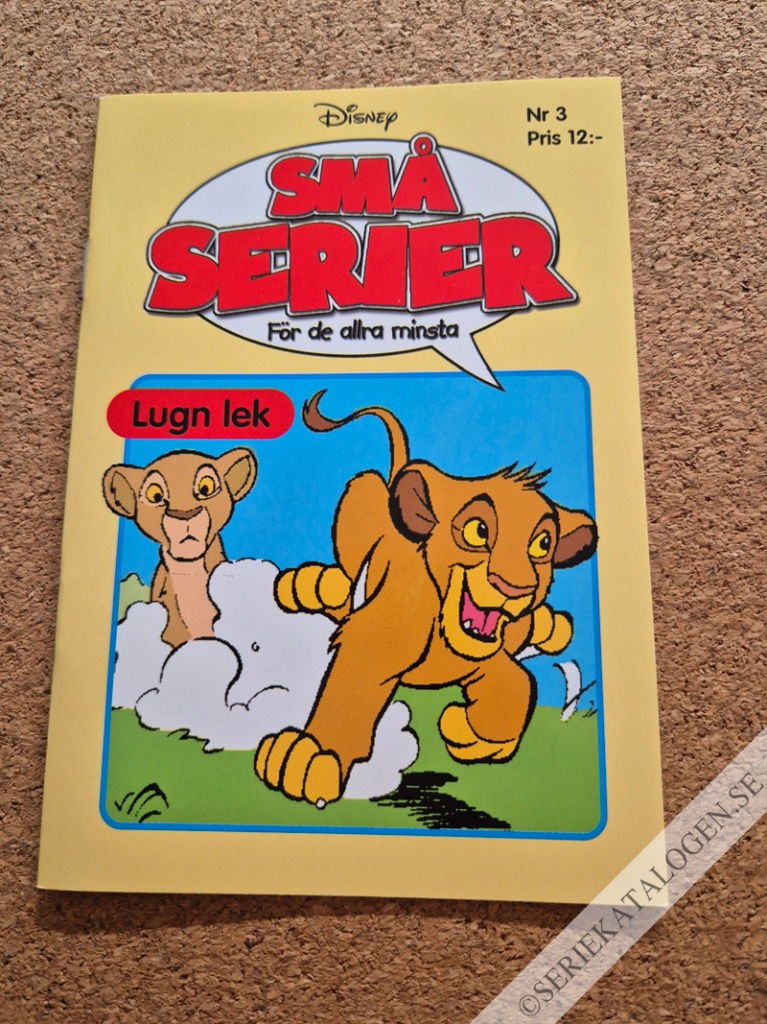 Framsida på Små serier #3 - Lugn lek (2004)