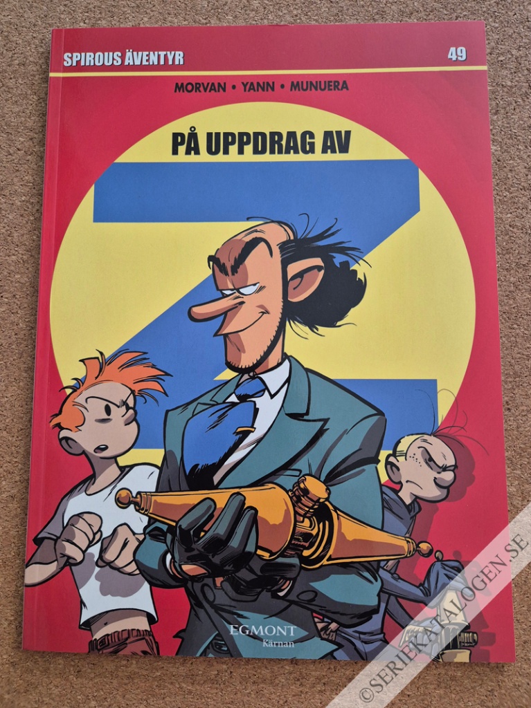 Framsida på Spirous äventyr #49 - På uppdrag av Z (2008)