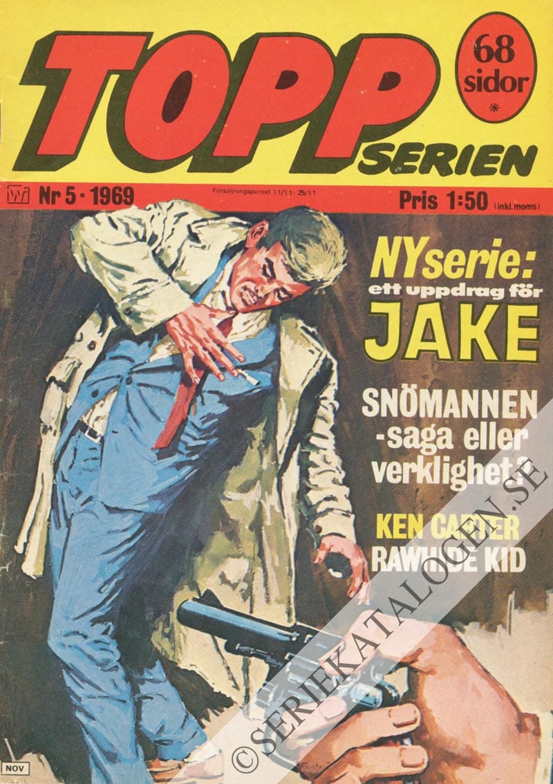 Framsida på Toppserien #5 (1969)