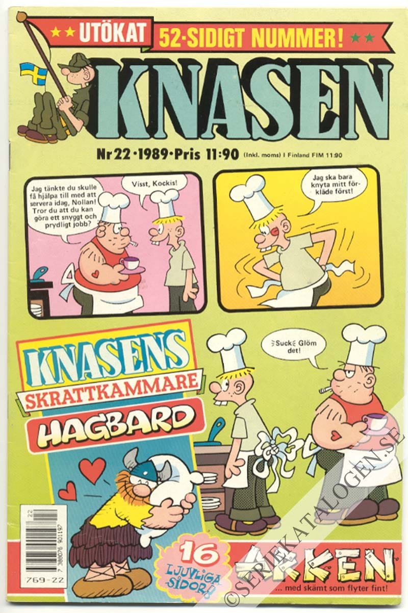 Framsida på Knasen #22 (1989)