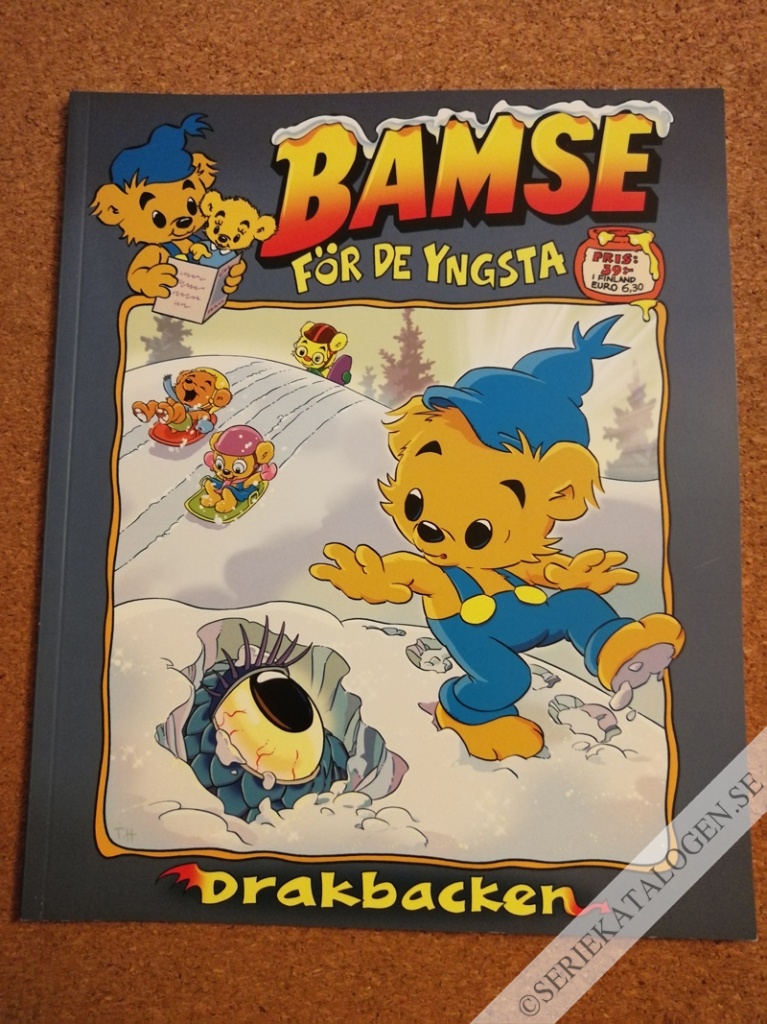 Framsida på Bamse för de yngsta Drakbacken (2021)