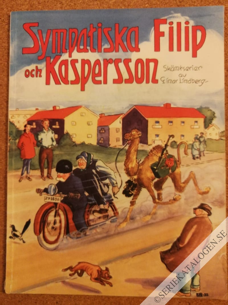 Framsida på Sympatiska Filip och Kaspersson (1955)