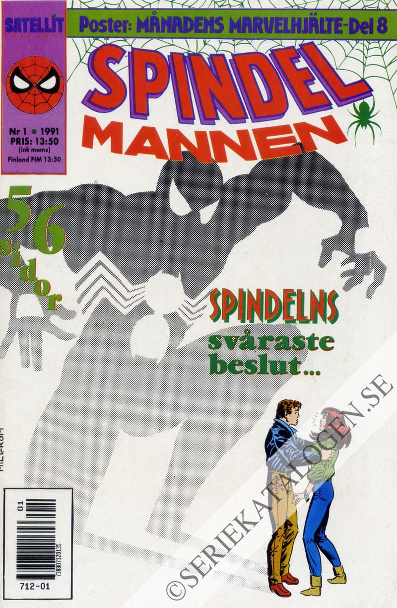 Framsida på Spindelmannen #1 (1991)
