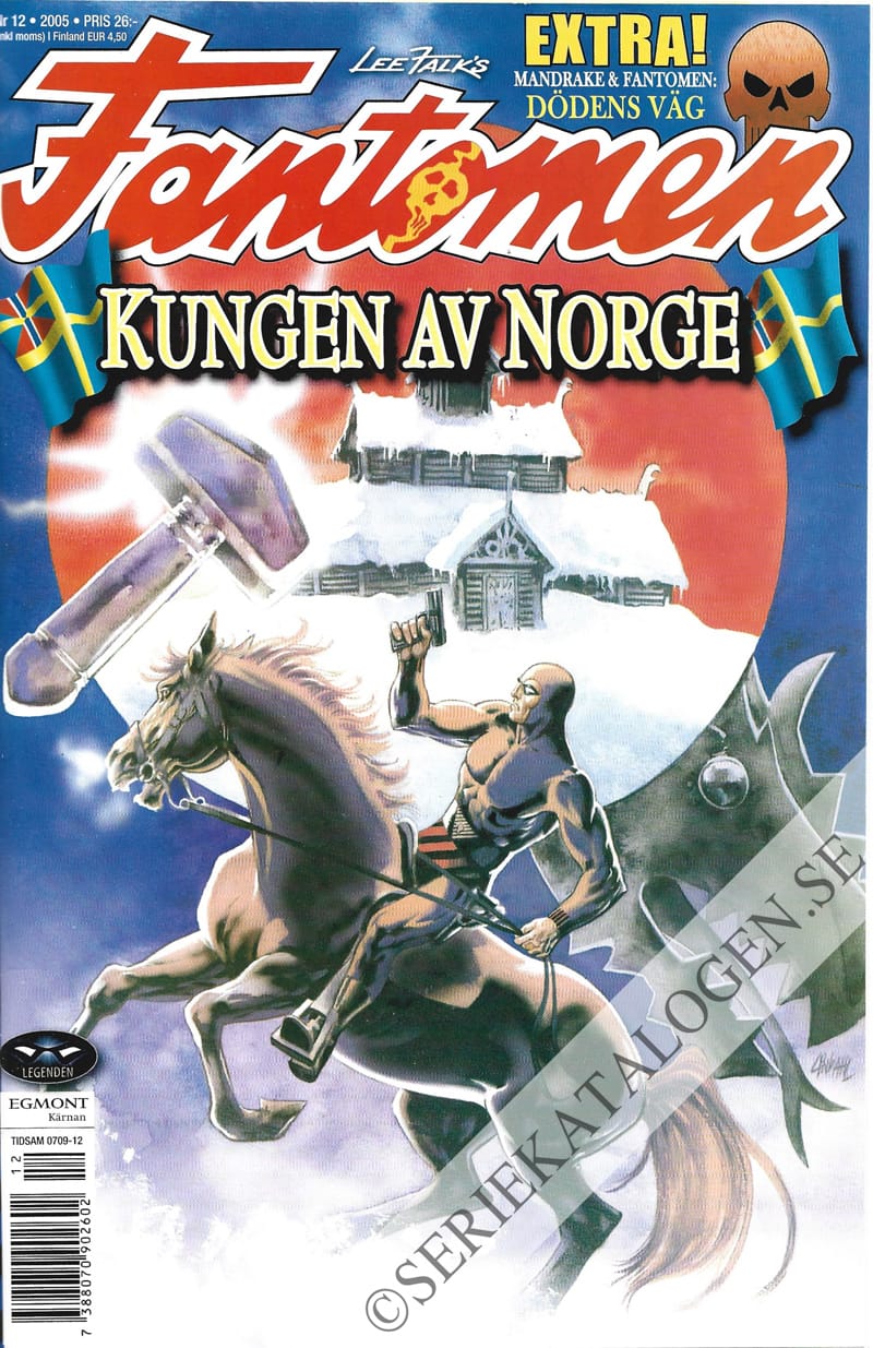 Framsida på Fantomen #12 (2005)
