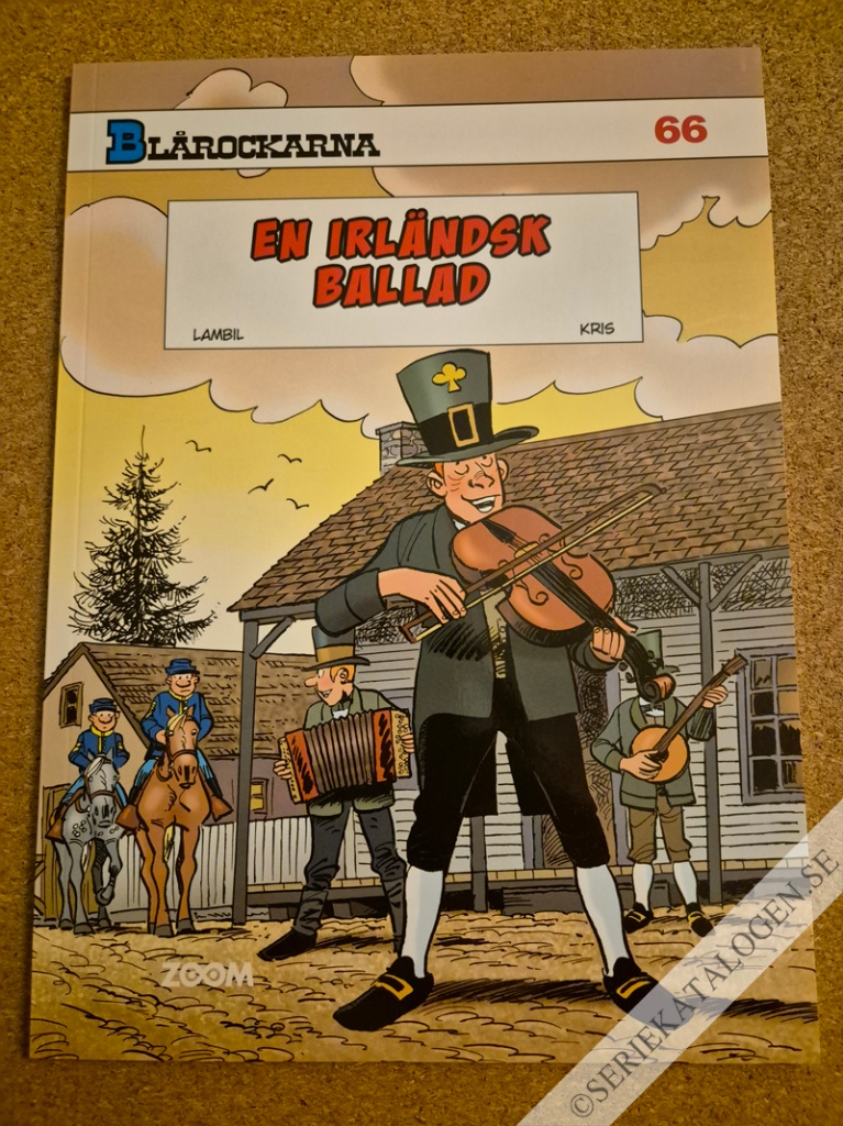 Framsida på Blårockarna En irländsk ballad (2023)