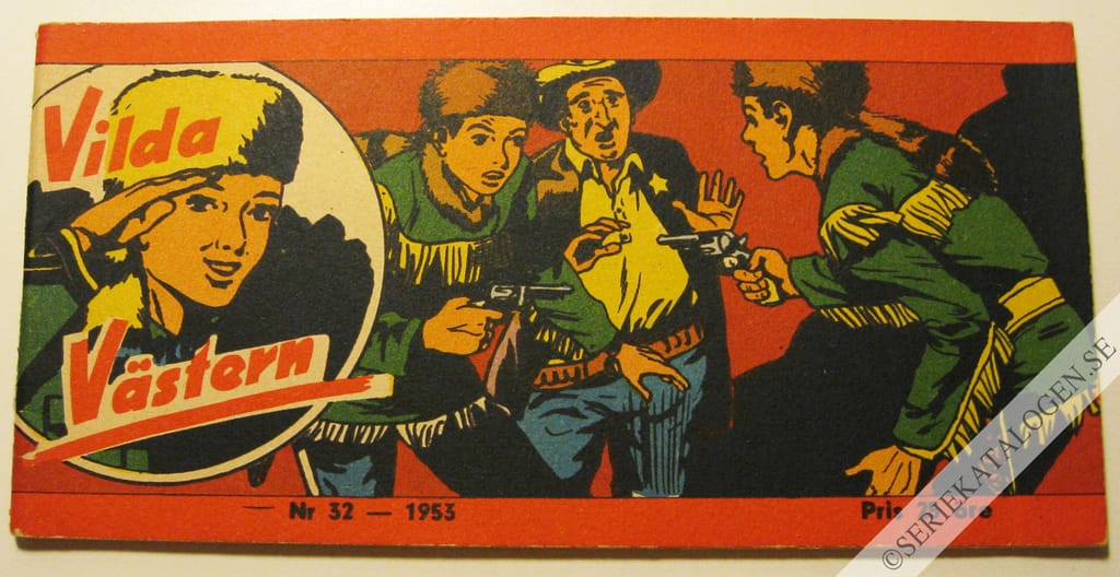 Framsida på Vilda Västern #32 (1953)