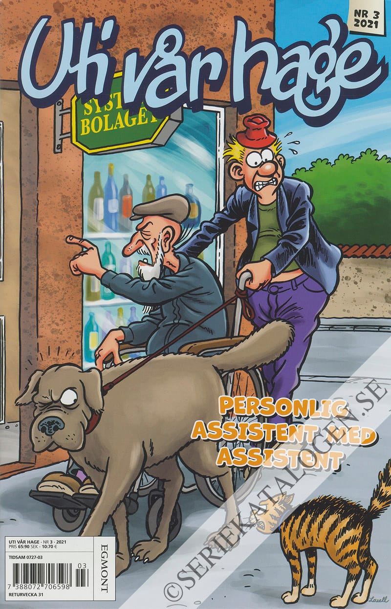 Framsida på Uti vår hage #3 - Personlig assistent med assistent (2021)