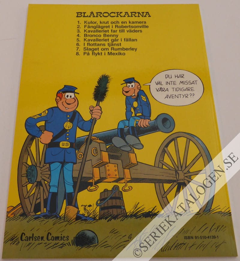 Baksida på På flykt i Mexiko (1984)