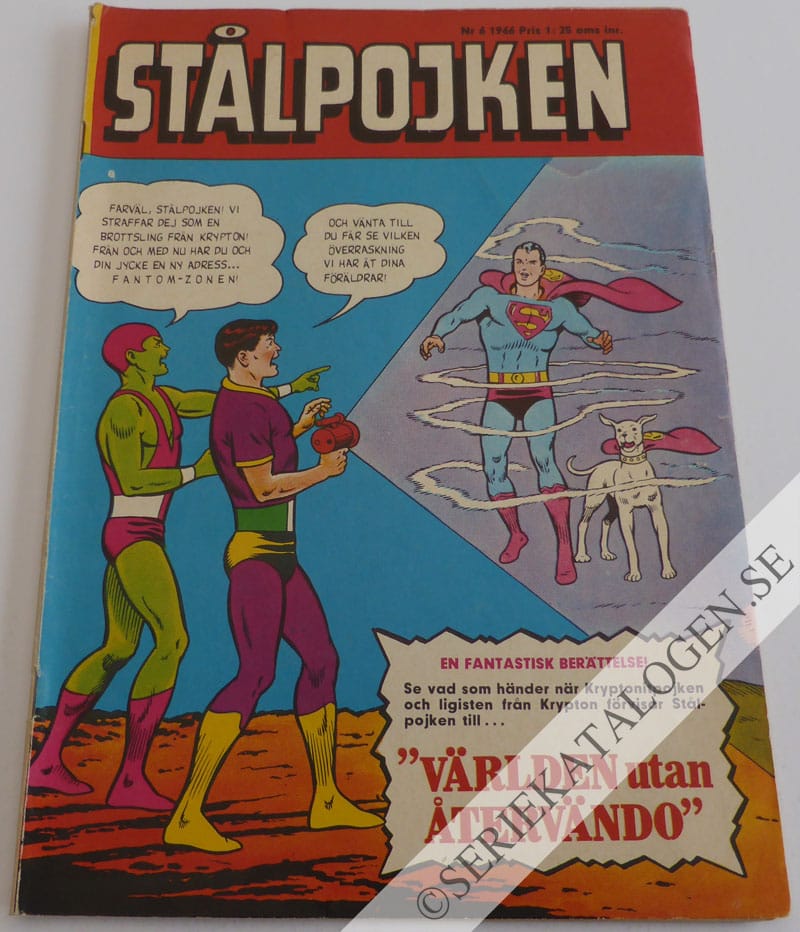 Framsida på Stålpojken #6 (1966)