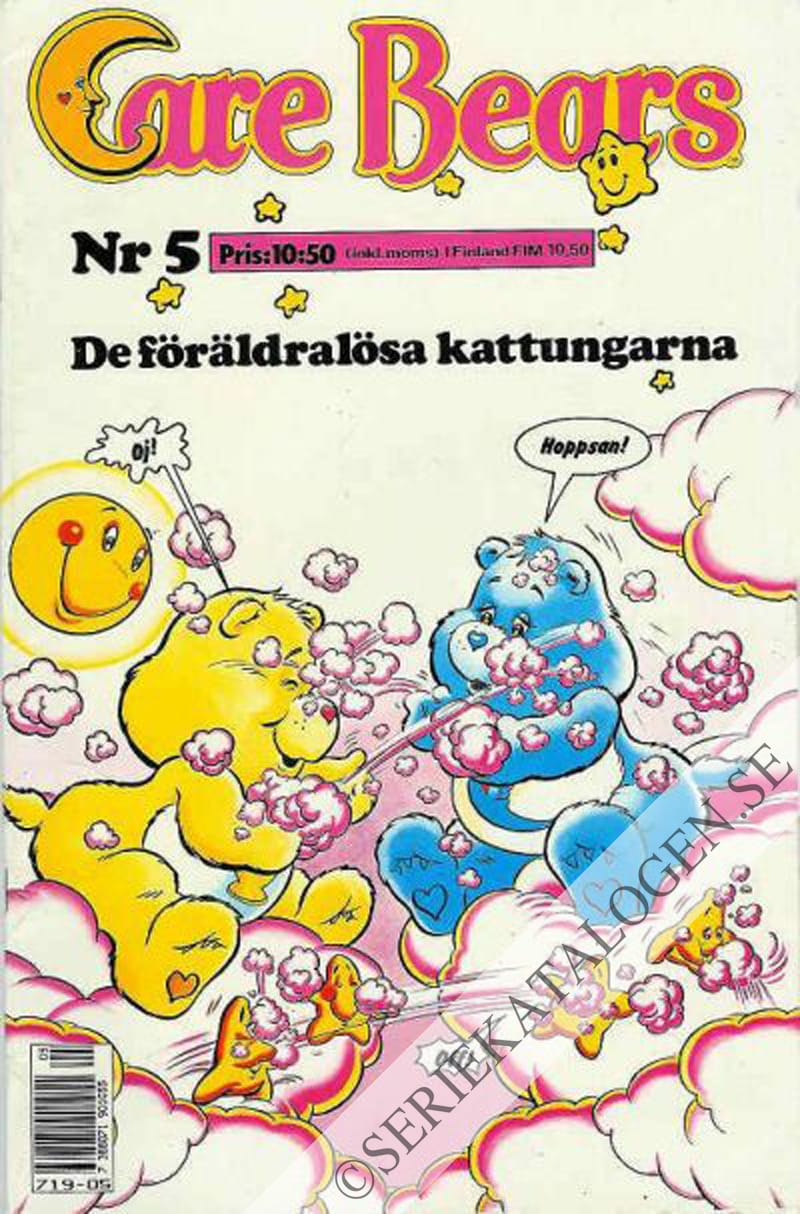 Framsida på Care Bears De föräldralösa kattungarna (1988)