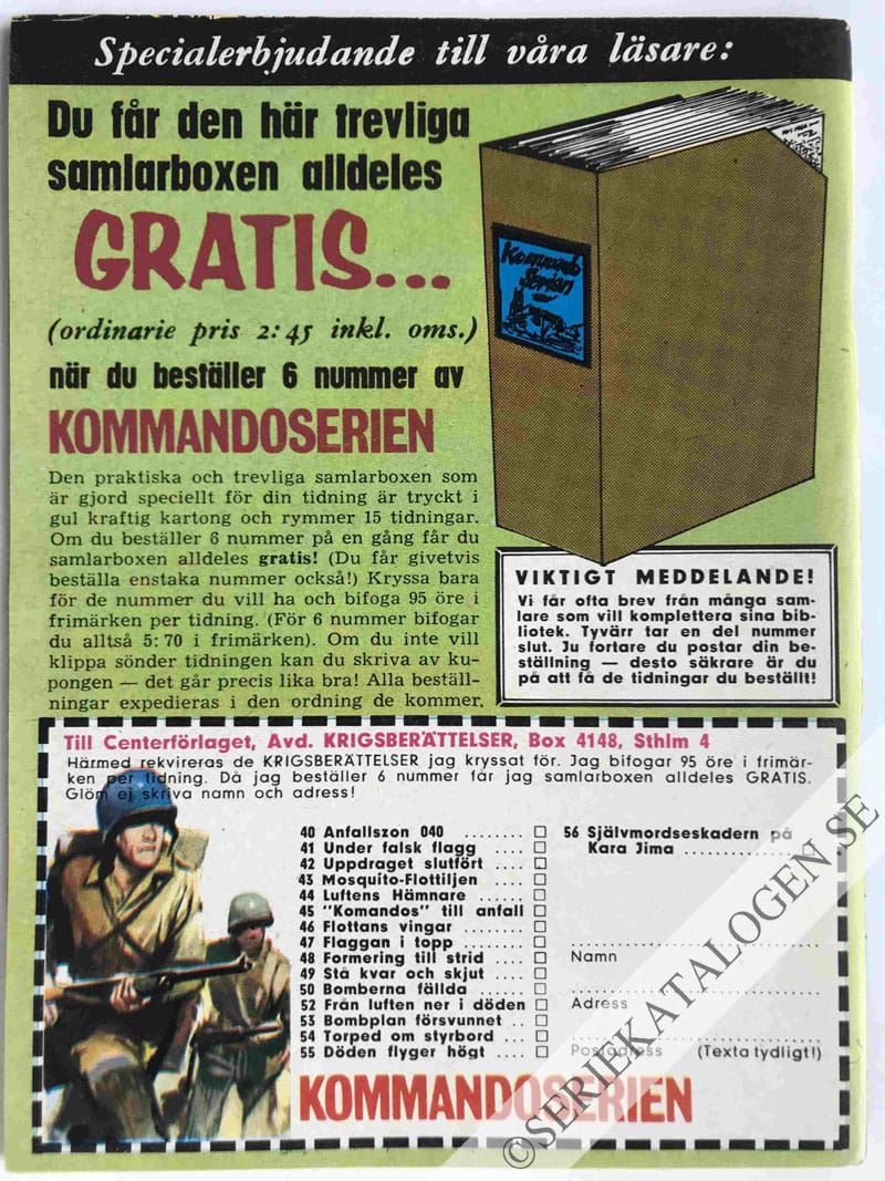 Baksida på Krigets vilddjur (1965)