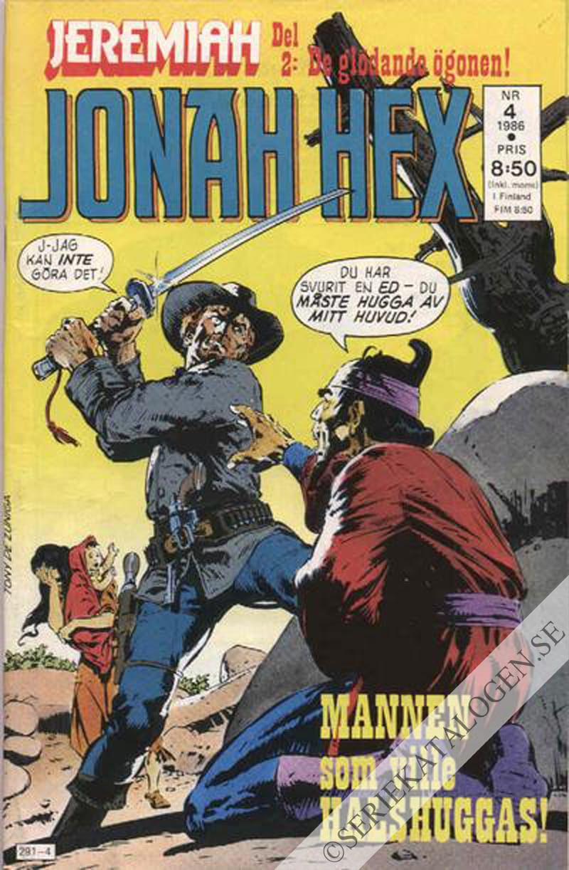 Framsida på Jonah Hex #4 (1986)