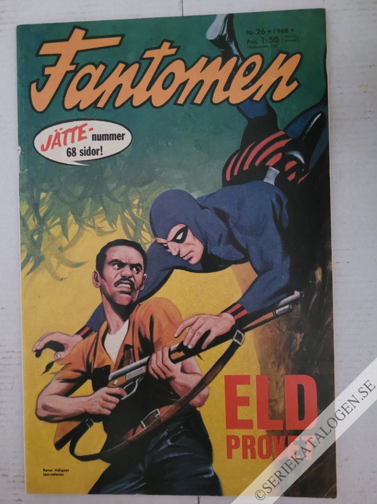 Framsida på Fantomen #26 (1968)