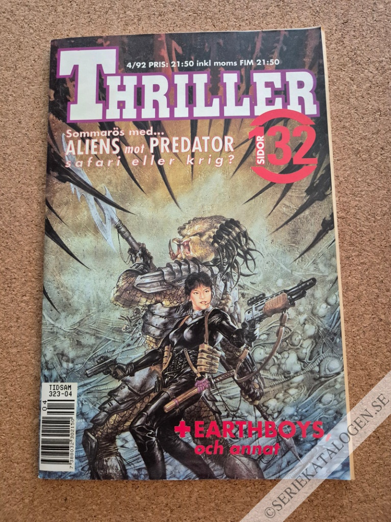 Framsida på Thriller #4 (1992)
