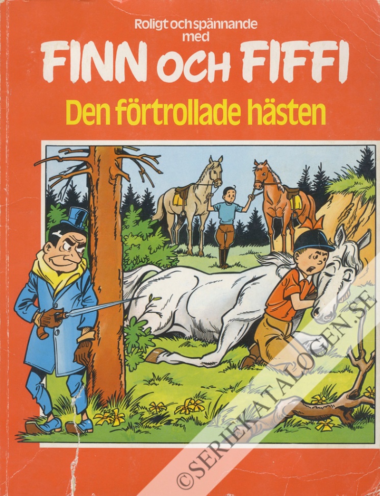 Framsida på Finn och Fiffi #38 - Den förtrollade hästen (1979)