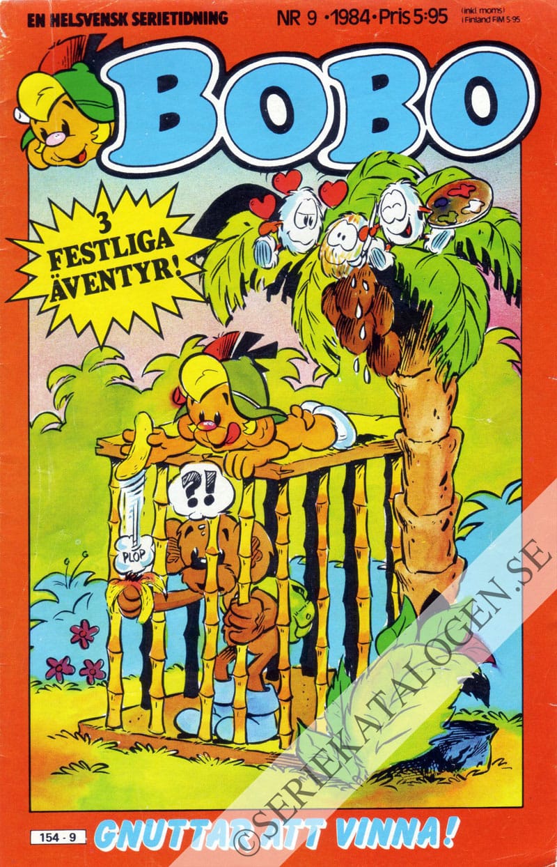 Framsida på Bobo #9 (1984)