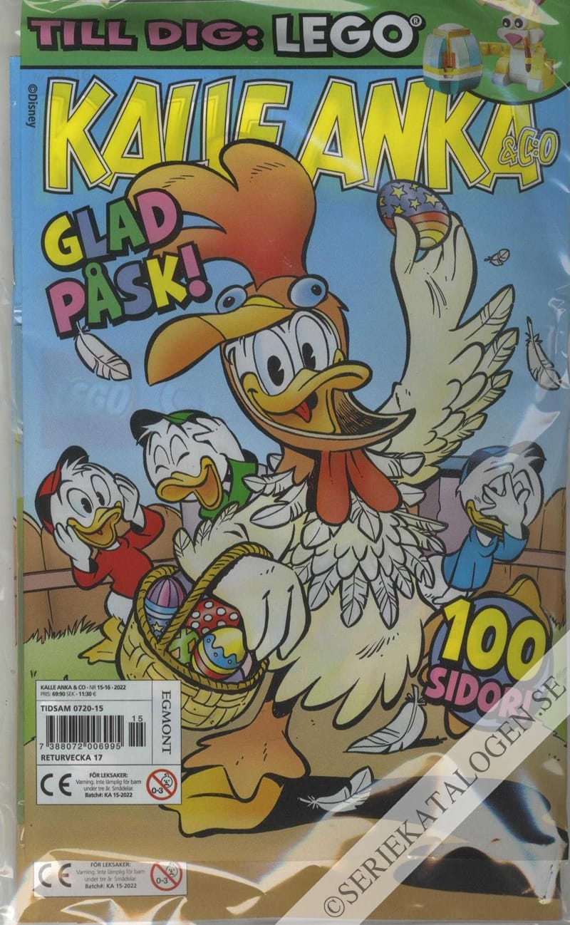 Framsida på Kalle Anka & C:o #15-16 (2022)
