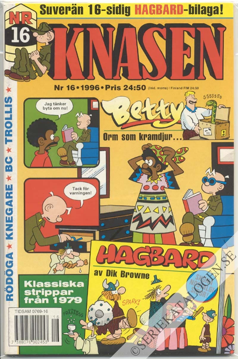 Framsida på Knasen #16 (1996)