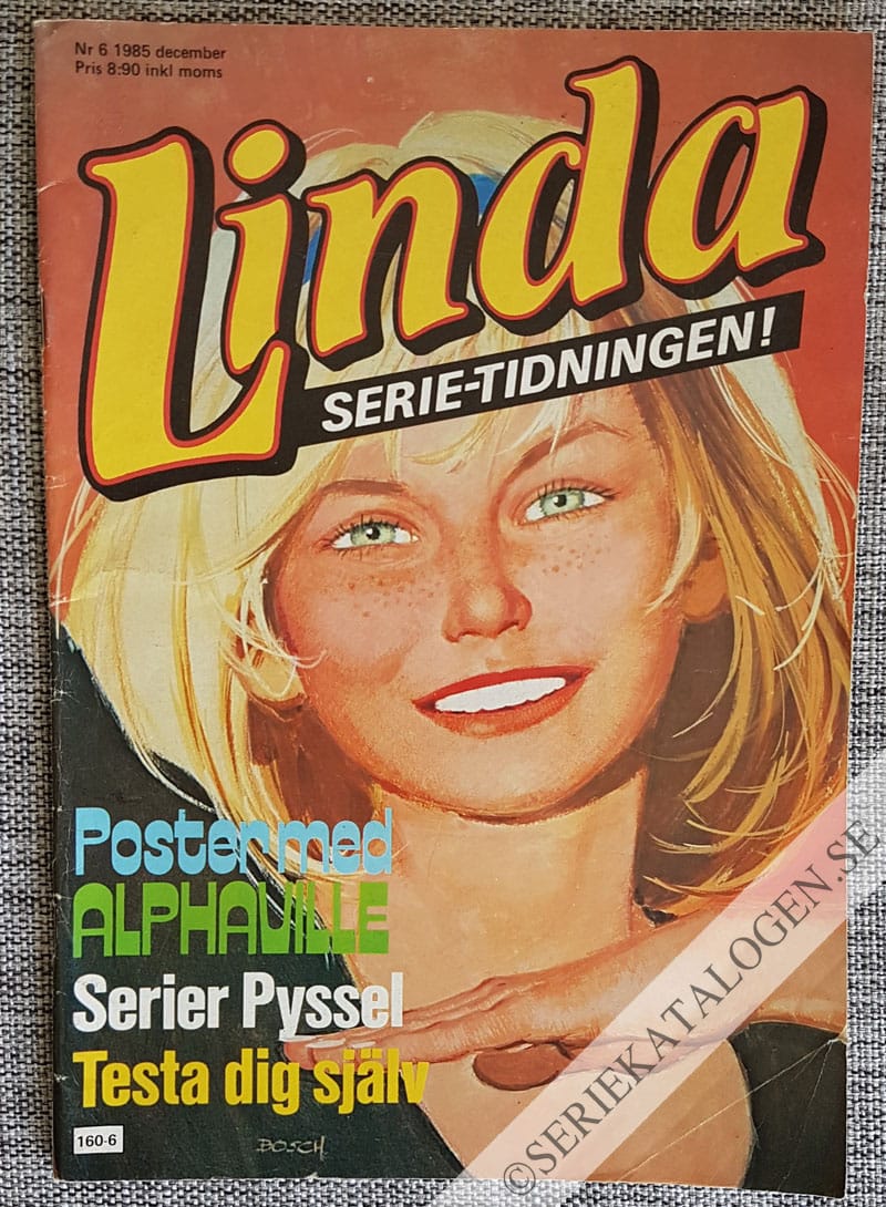 Framsida på Linda #6 (1985)