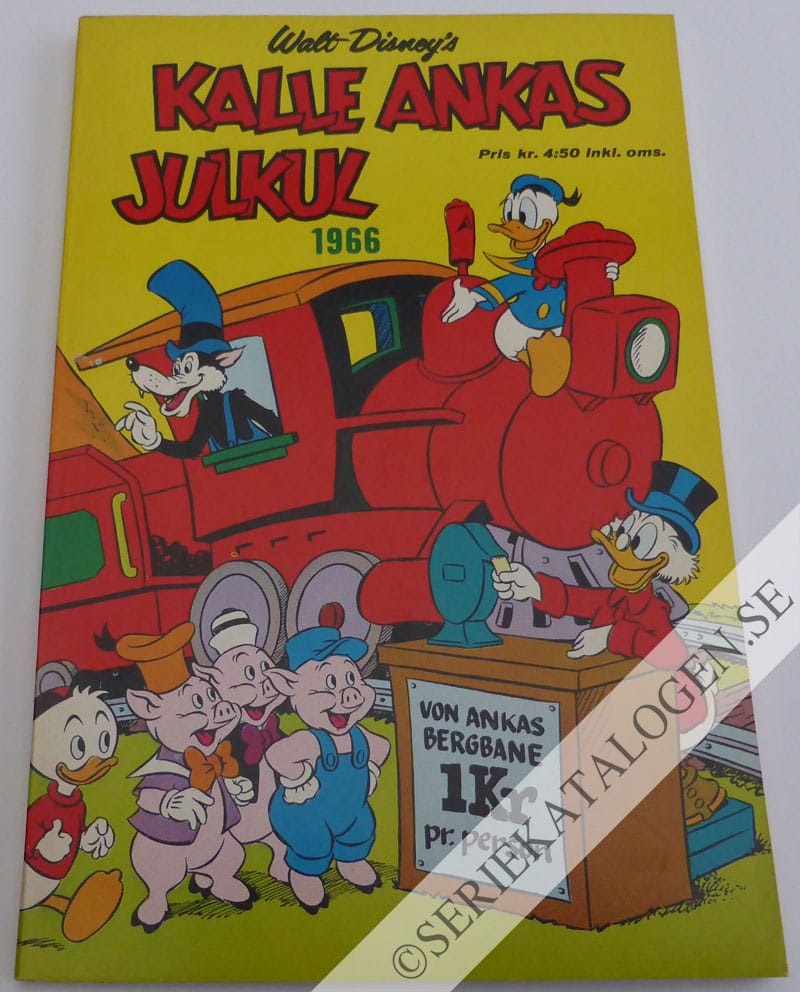 Framsida på Kalle Ankas sommarlov/julkul/jul-kul / Vinterkul med Kalle Anka Kalle Ankas julkul (1966)