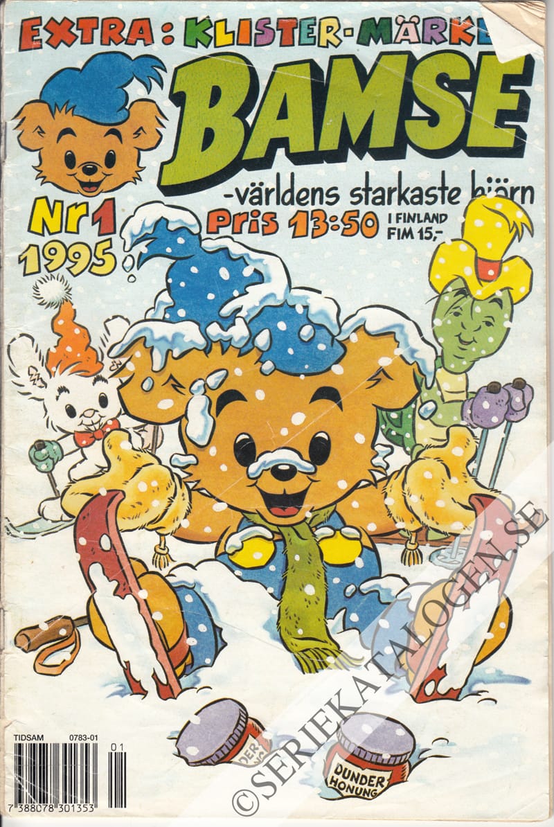 Framsida på Bamse #1 (1995)