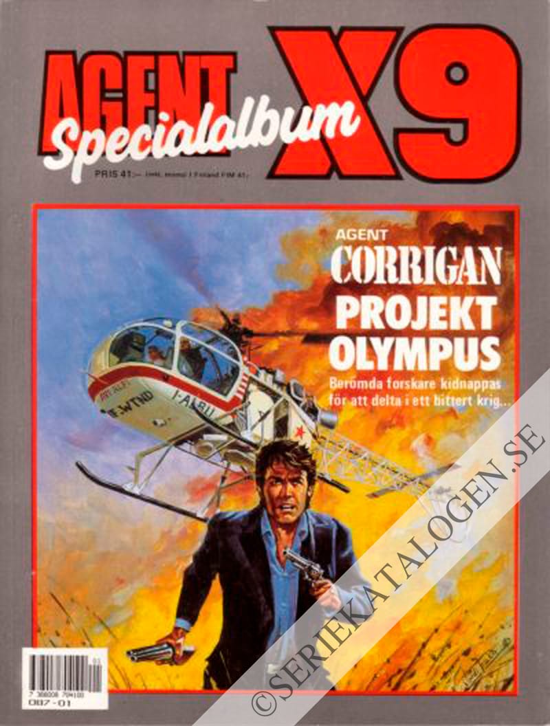 Framsida på Agent X9 specialalbum # (1989)