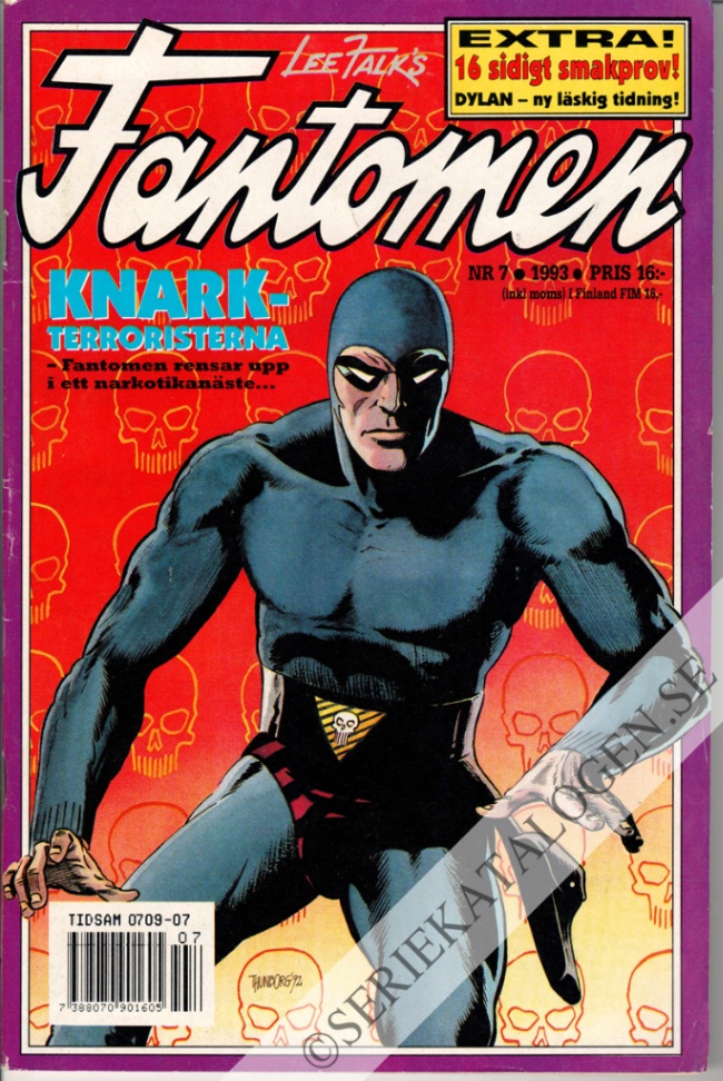 Framsida på Fantomen #7 (1993)