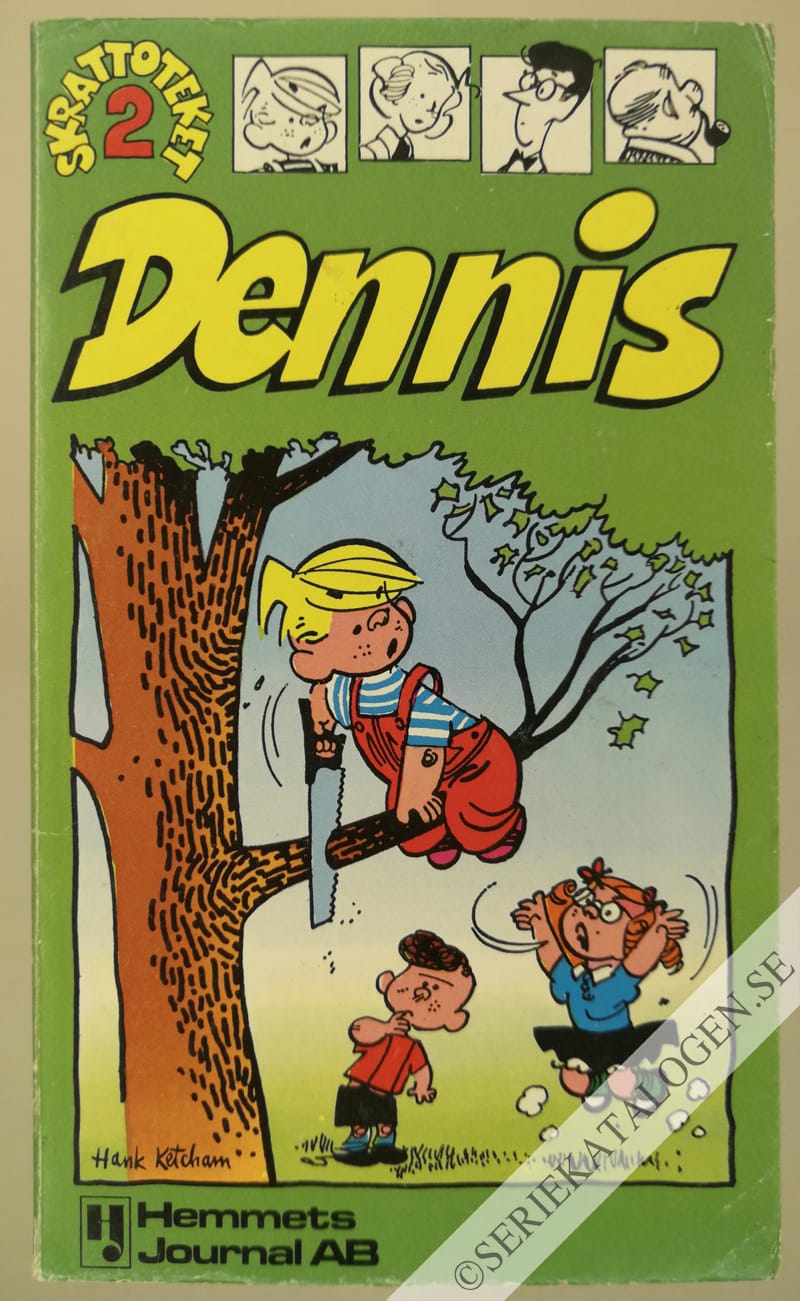 Framsida på Skrattoteket Dennis (1977)