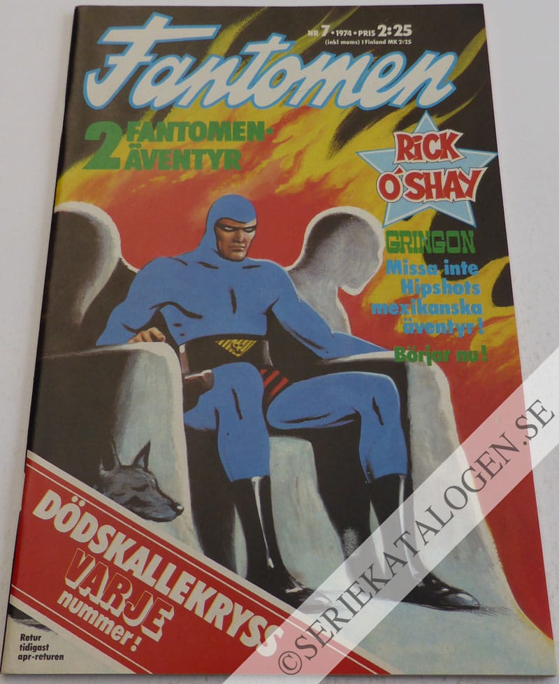 Framsida på Fantomen #7 (1974)